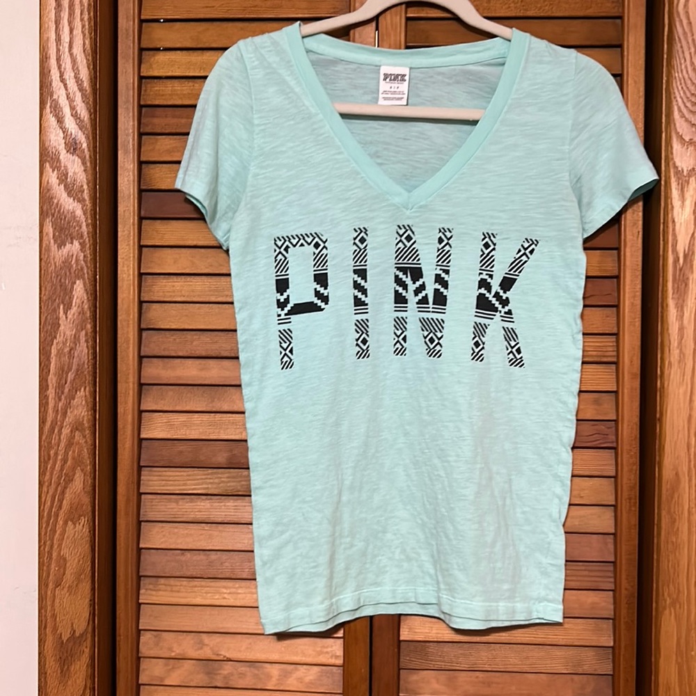 PINK V-Neck T-Shirt